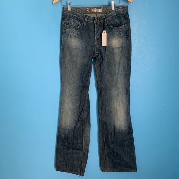BlueBlood Bootie Flare Jeans NWT Size 27 - Picture 1 of 10
